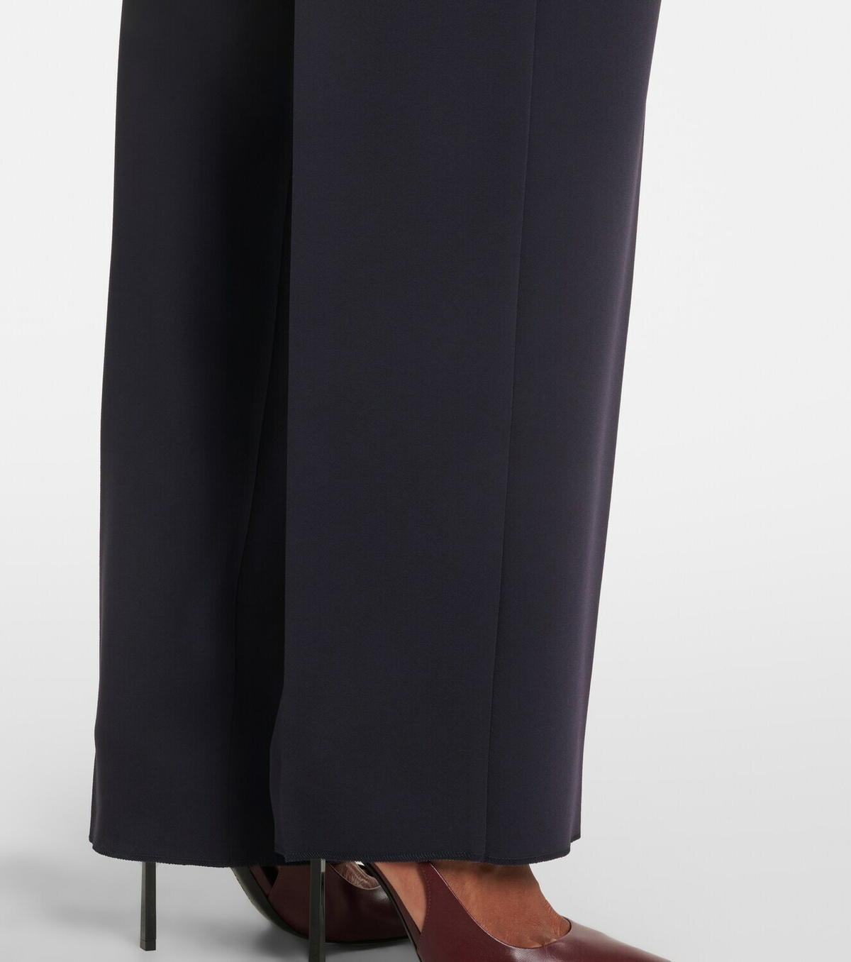 Max Mara Pleated cady straight pants