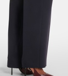 Max Mara Pleated cady straight pants