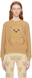 Moschino Beige Teddy Bear Sweatshirt