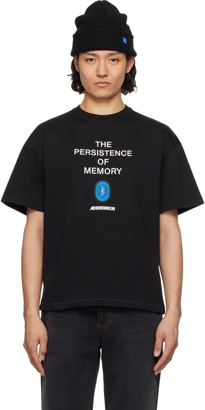 Photo: ADER error Black Blue Net Product. 49 T-shirt