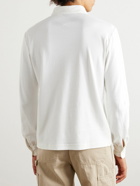 Incotex - Zanone Cotton-Jersey Polo Shirt - White