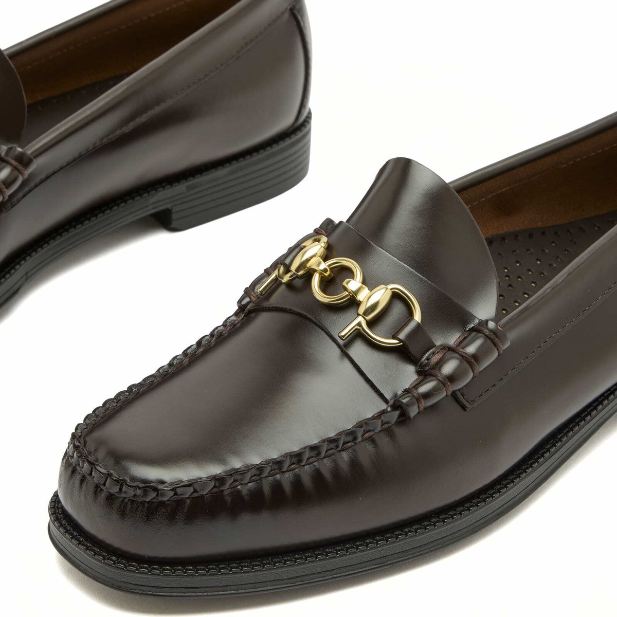 Bass Weejuns Men's x POP Traders Lincoln Easy Weejun Loafer in Chocolate Leather