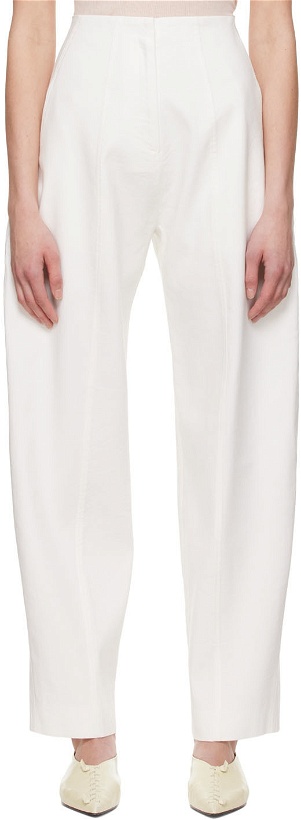 Photo: GIA STUDIOS White Linen Trousers