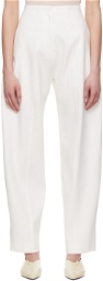 GIA STUDIOS White Linen Trousers