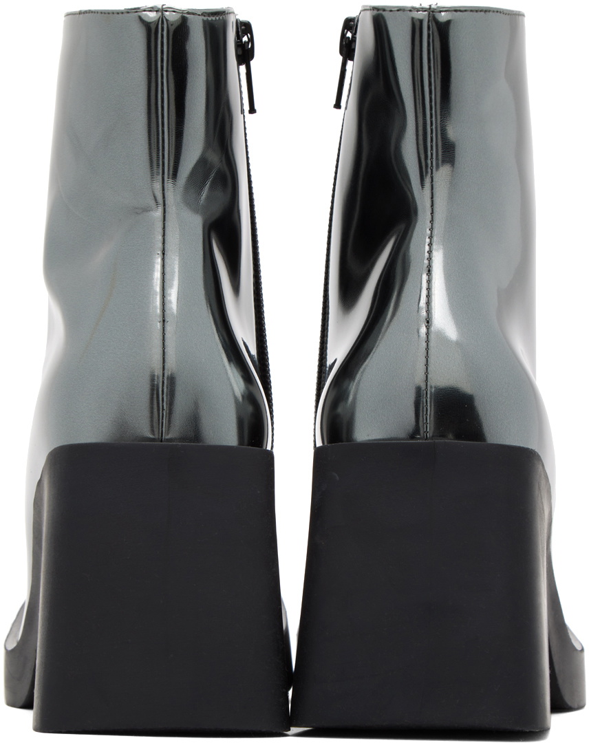 Justine Clenquet Silver Milla Boots Justine Clenquet