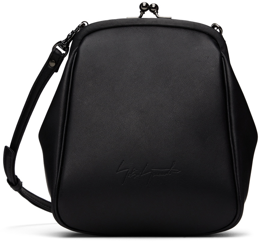 Yohji Yamamoto Black Drape Shoulder Bag Yohji Yamamoto