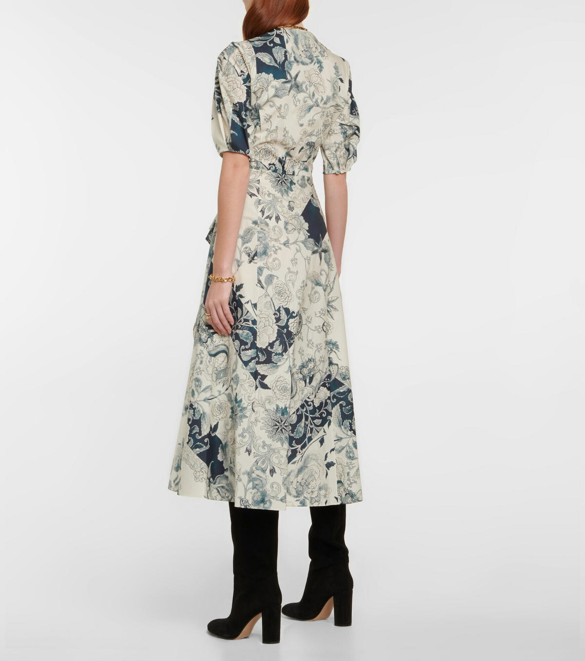 【ETRO】プリント入り コットン ミディドレス ETRO】プリント入り コットン ミディドレス (ETRO/ワンピース