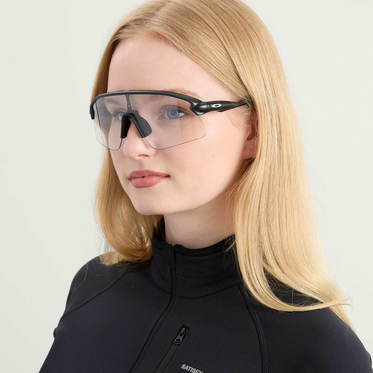 Oakley x Satisfy Stunt Devil Sunglasses in Matte Black Ink 