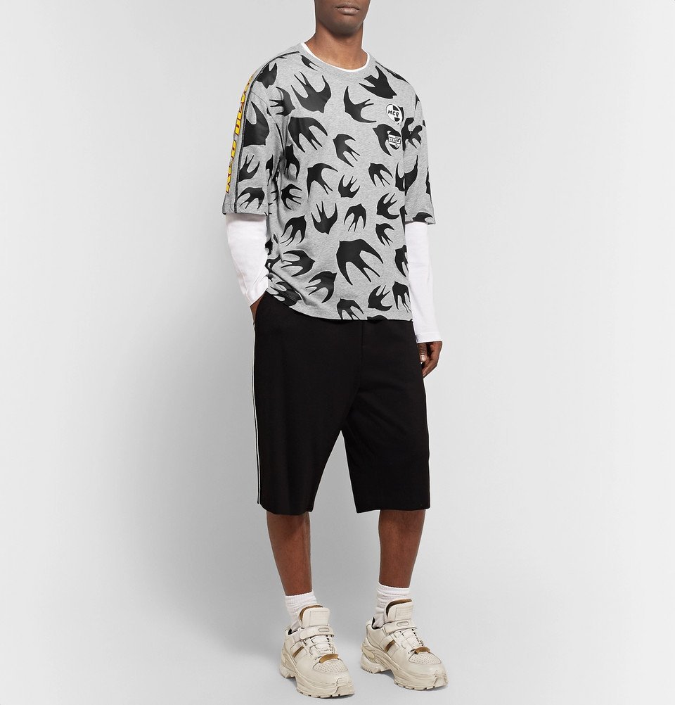 新品未使用　MCQ Alexander McQueen カモ柄　オーバーシャツ McQ Alexander McQueen - Oversized Logo-Appliquéd Printed