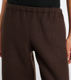 Khaite Clover wool barrel-leg pants