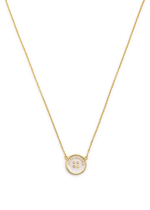 Photo: Marc Jacobs The Button Necklace - Gold - One Size