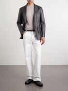 Altea - Cotton and Cashmere-Blend T-Shirt - Neutrals