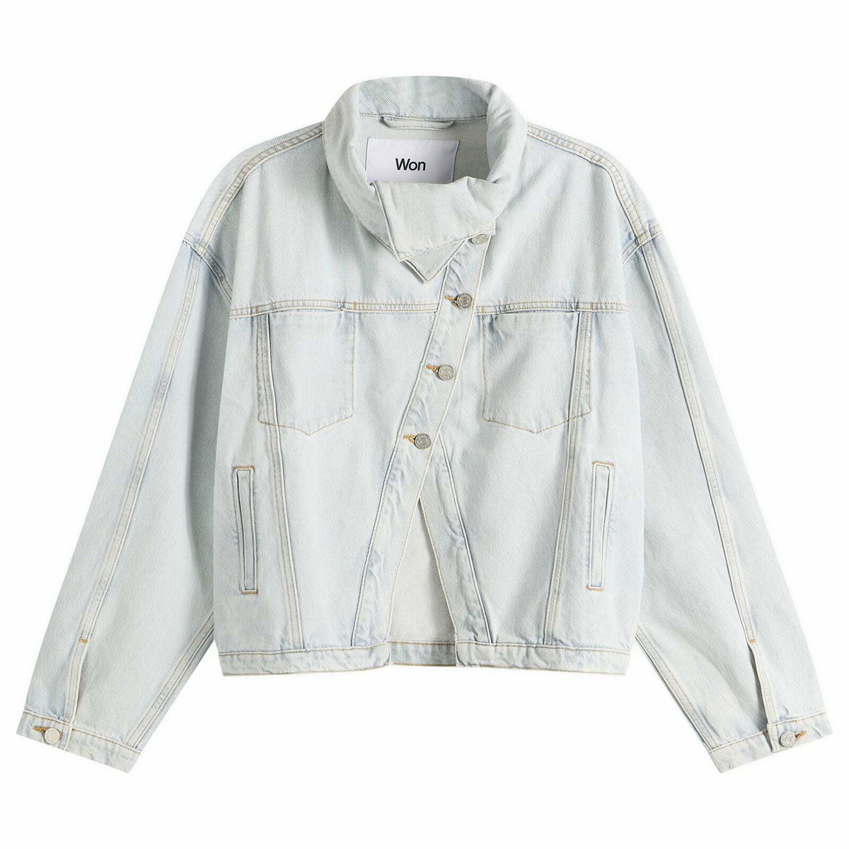 Won Hundred Women's Kaia Denim Jacket in Soft Blue