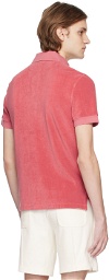 TOM FORD Pink Towelling Polo