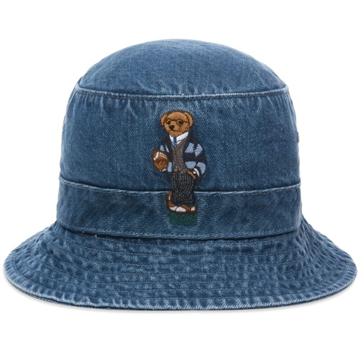 Photo: Polo Ralph Lauren Denim Bear Bucket Hat
