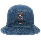 Polo Ralph Lauren Denim Bear Bucket Hat