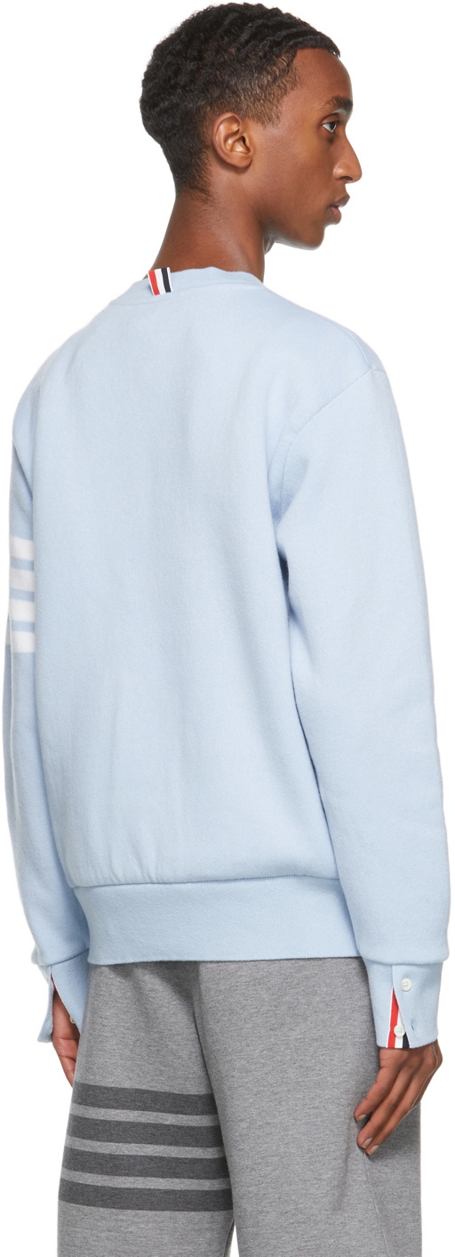 Thom browne 2025 blue sweatshirt