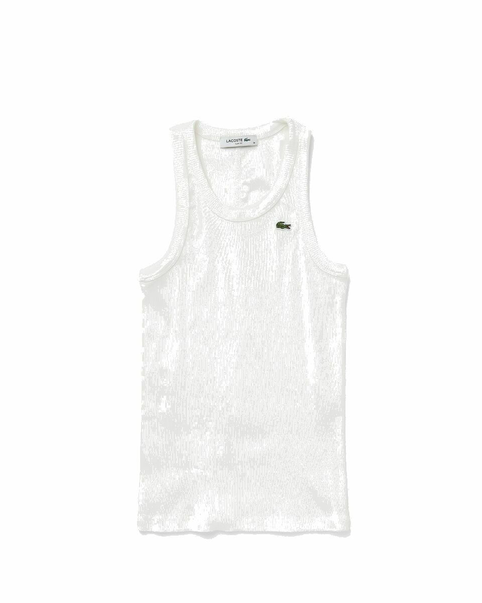 Photo: Lacoste T Shirts & Rollis White - Womens - Tops & Tanks