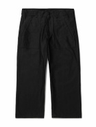 Beams Plus - Wide-Leg Cotton Trousers - Black