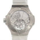 Hublot BIG BANG Tourbillon Hand Wind Diamond White Dial Mens Watch 345.SE.2010.LR.1704