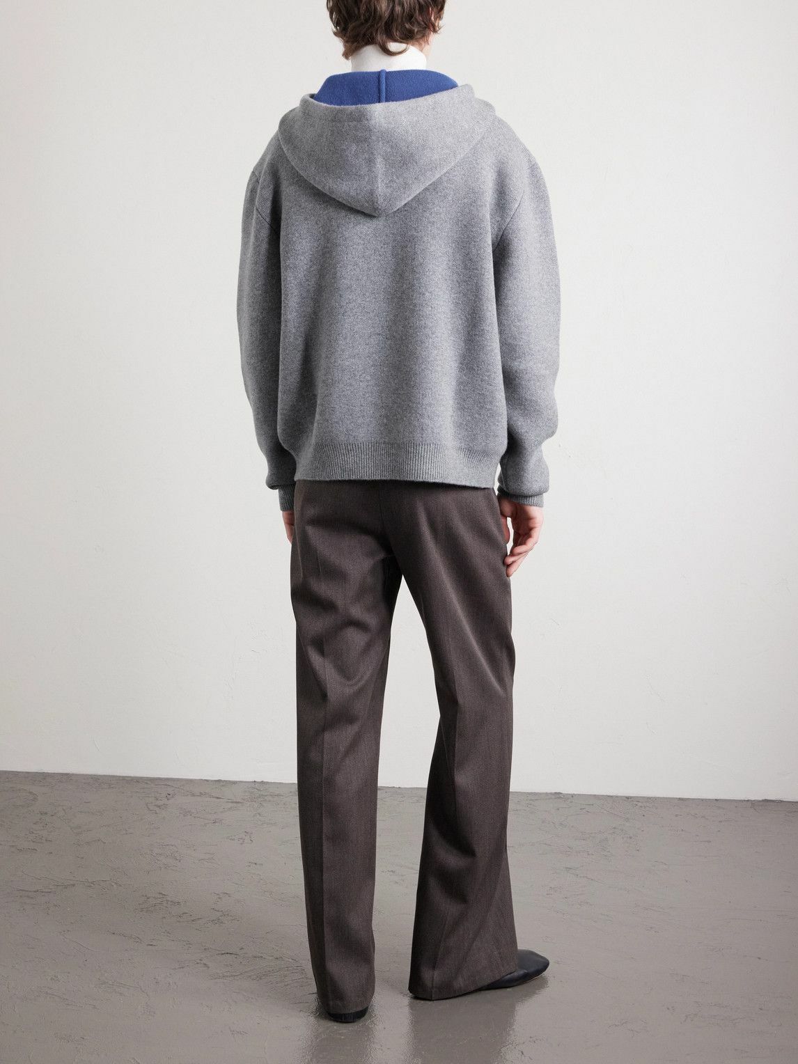 CELINE - Cashmere-Blend Hoodie - Gray