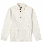 Magenta Men's Atelier Jacket in White Denim