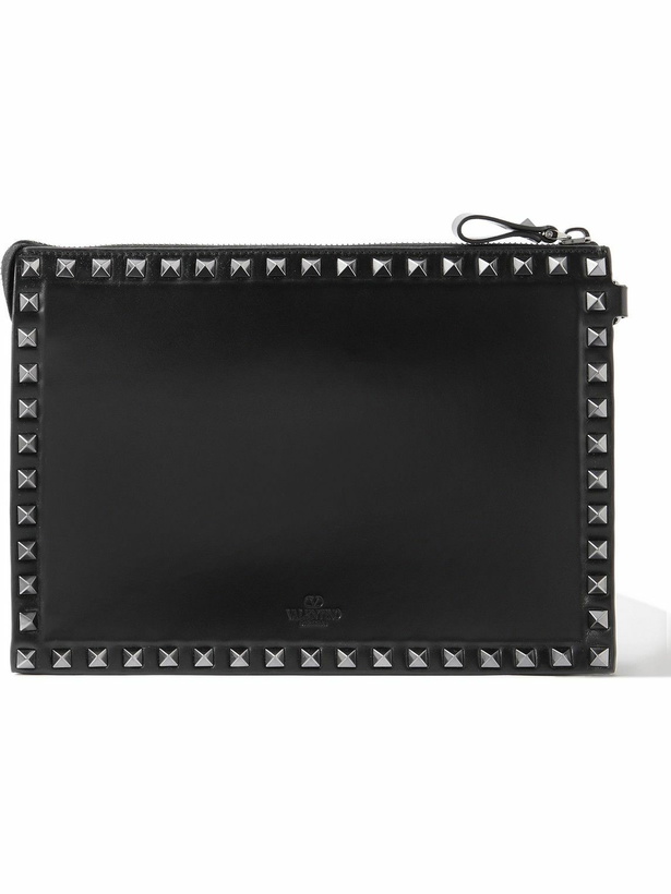 Photo: Valentino Garavani - Rockstud Leather Pouch