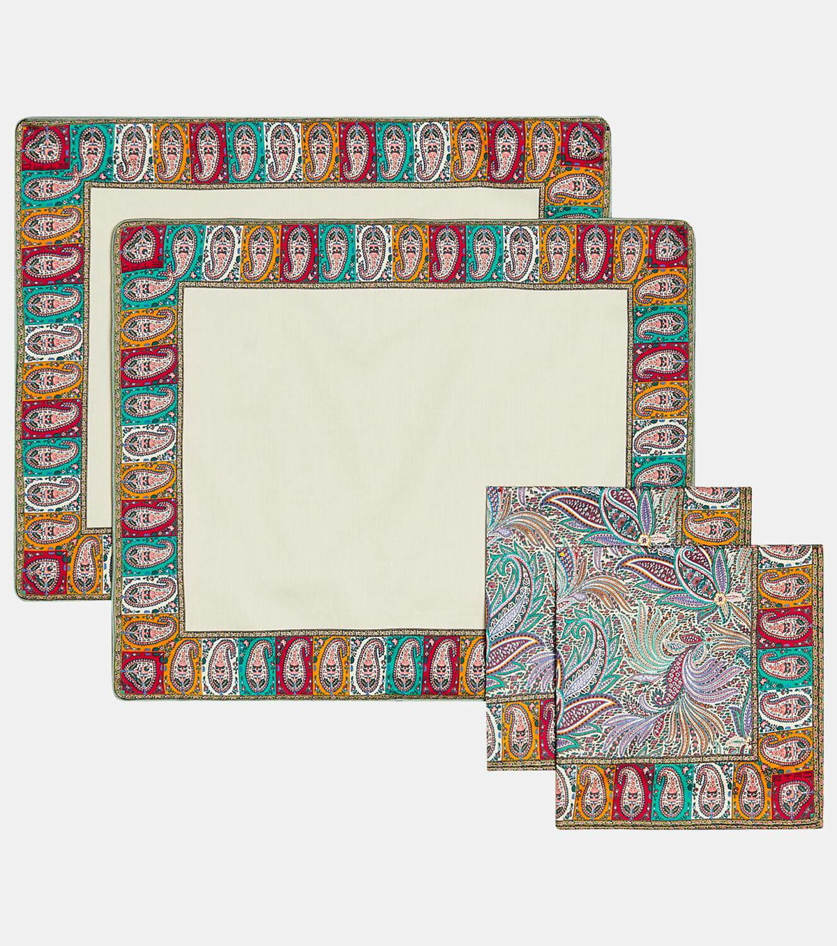 Etro Set of 2 placemats and napkins