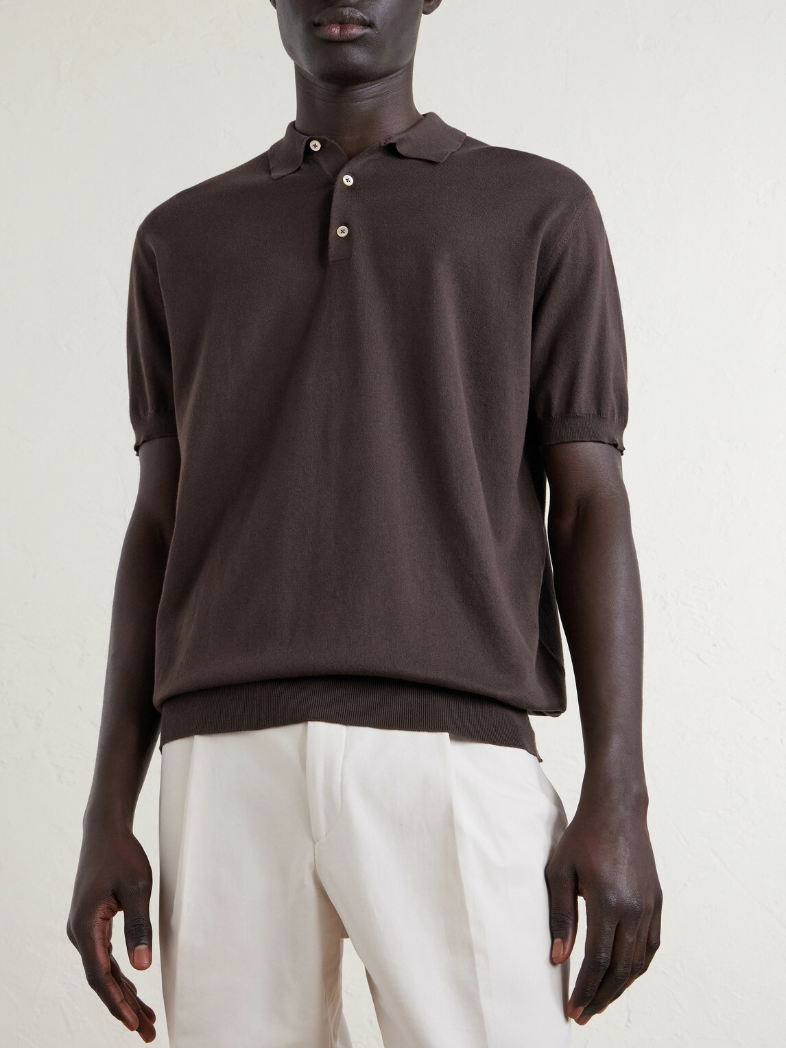 Boglioli - Slim-Fit Garment-Dyed Cotton Polo Shirt - Brown