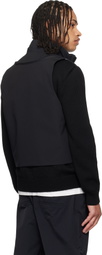 Moncler Black 'Matt Black' Spica 2-in-1 Vest