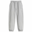 ANNIE HOOD Men's Mini Logo Cuffed Joggers in Marl Grey
