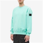 Stone Island Shadow Project Men's Cotton Fleeve Crew Neck Sweat in Natural