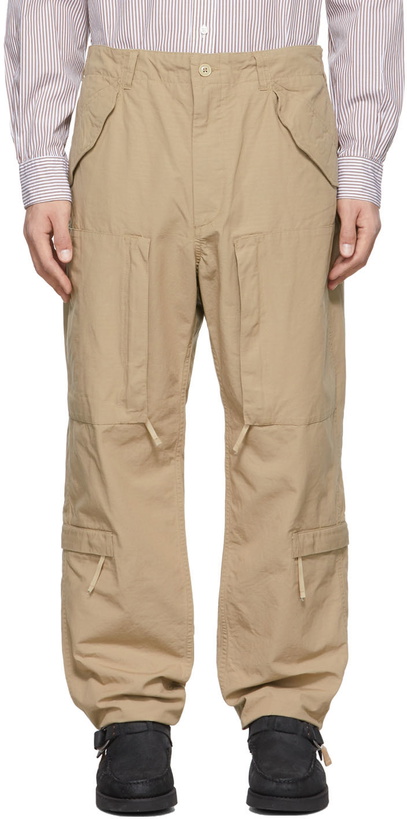 Photo: Engineered Garments Beige Cotton Ripstop Aircrew Cargo Pants