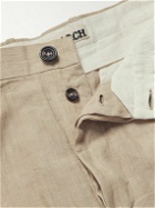 Kartik Research - Pleated Linen-Gauze Trousers - Neutrals