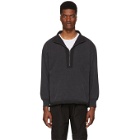 Remi Relief Black Special Finish Zip-Up Sweater