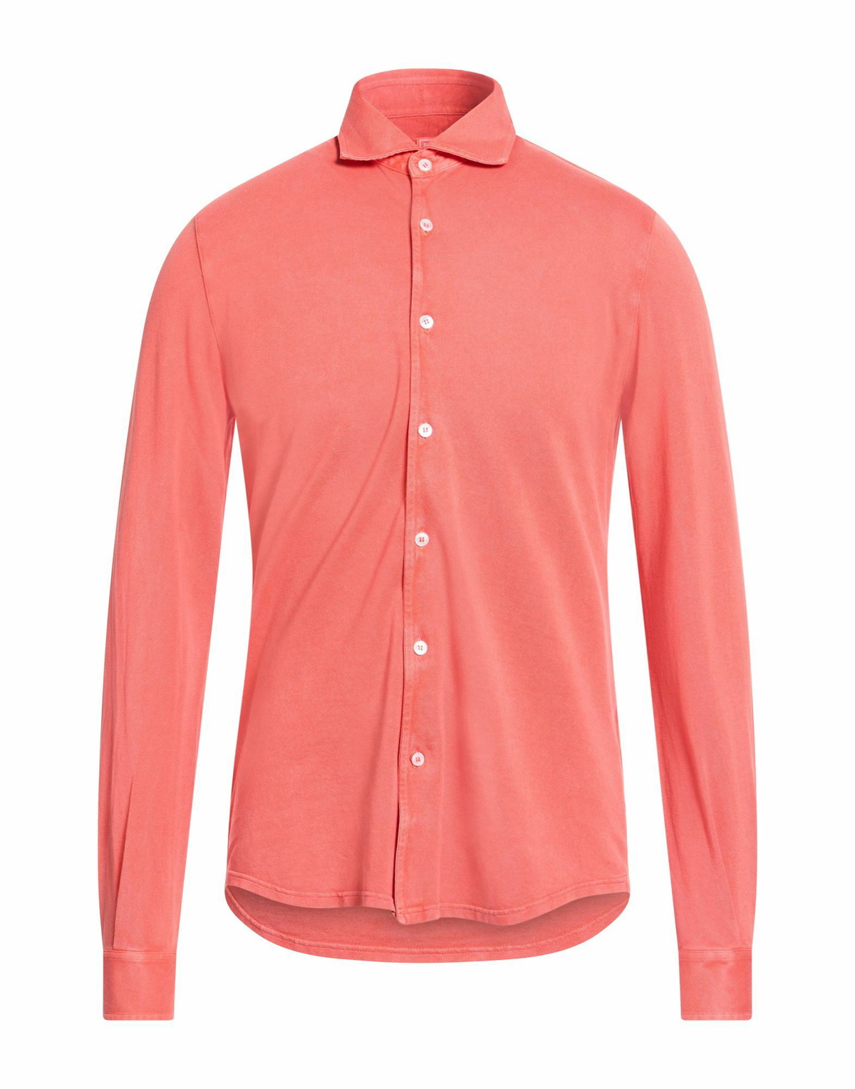 Fedeli Mens Shirt in Orange