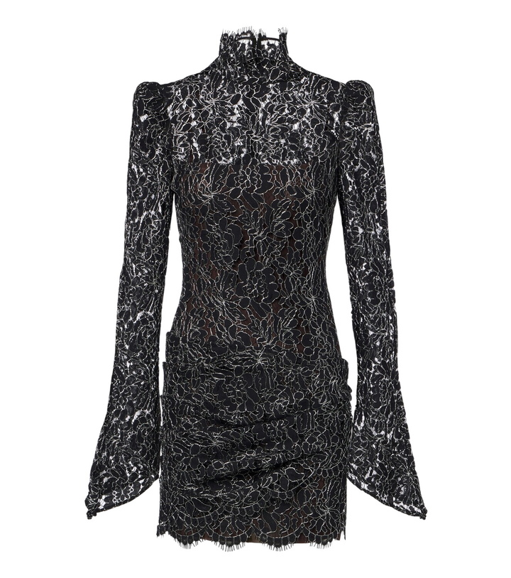 Photo: De La Vali Agartha guipure lace minidress