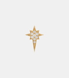 Robinson Pelham North Star Small 14kt gold single earring with diamonds