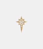 Robinson Pelham North Star Small 14kt gold single earring with diamonds
