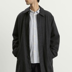 Universal Works Men's Mowbray Mac Coat in Grey Marl