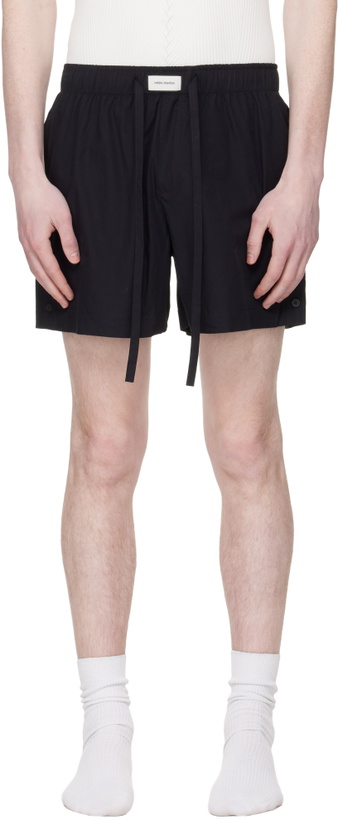 Photo: Entire Studios Black Pajama Shorts