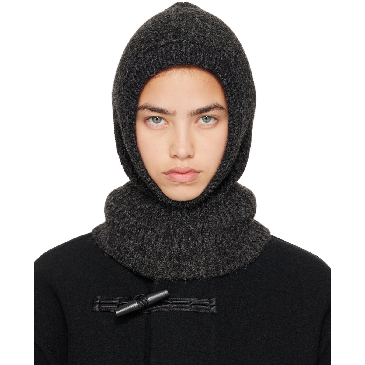LEMAIRE Gray Alpaca & Yak Blend Balaclava