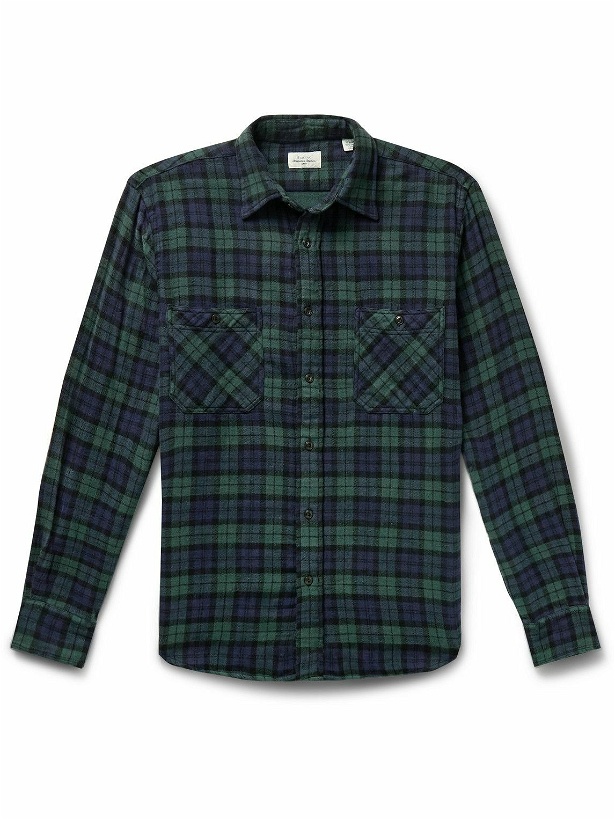 Photo: Hartford - Checked Cotton-Flannel Shirt - Multi