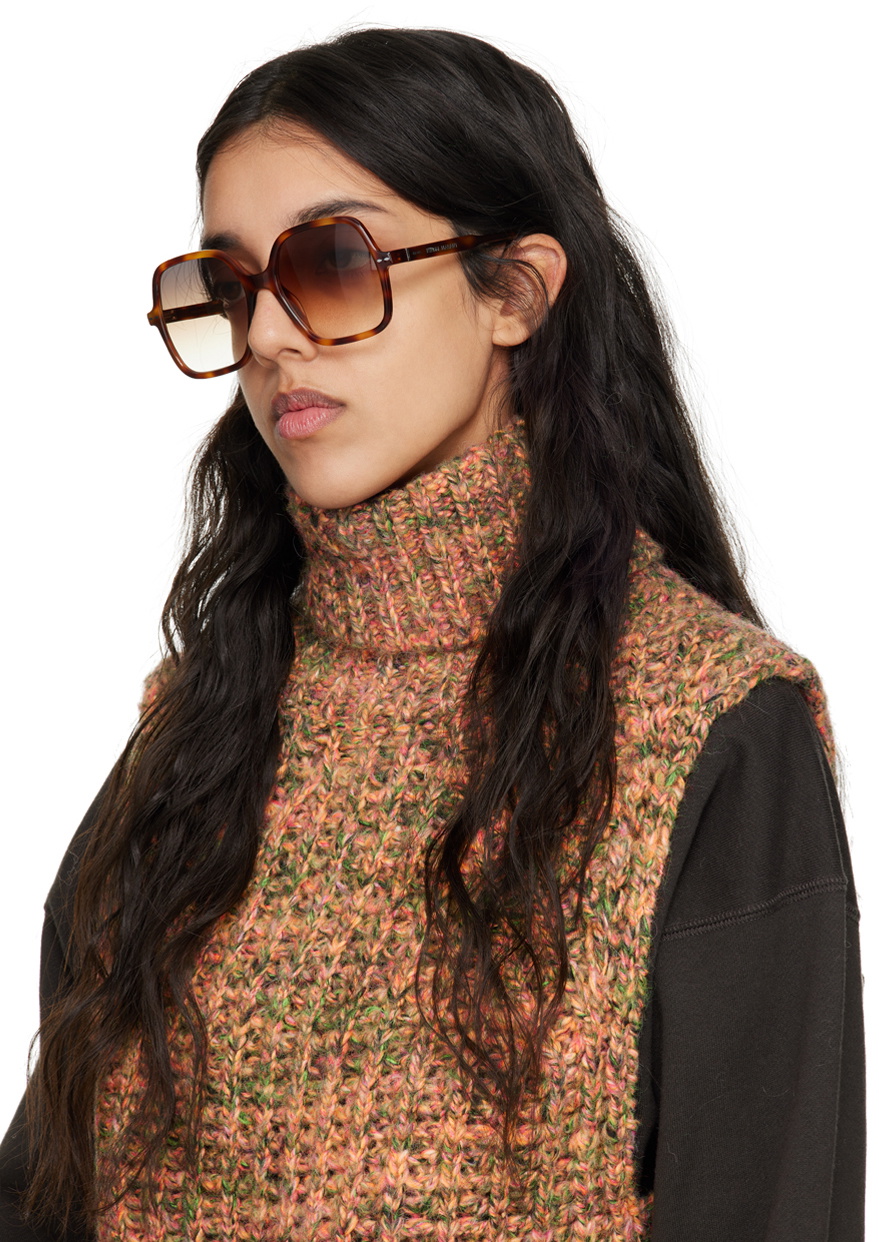 Isabel Marant Tortoiseshell Oversized Square Sunglasses