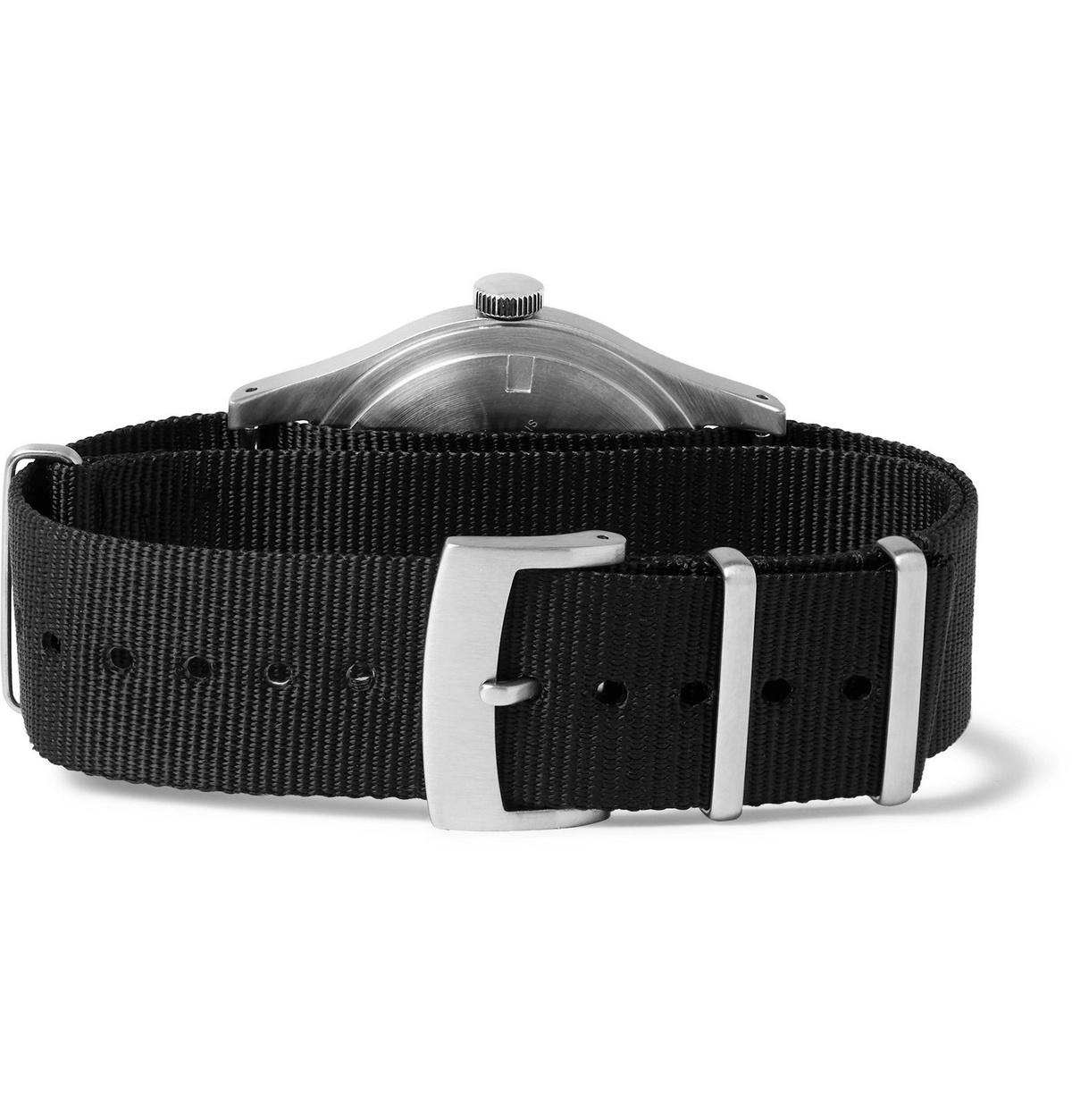 Merci - LMM-01 Originals Hand-Wound 37.5mm Stainless Steel and NATO Webbing Watch - Neutrals