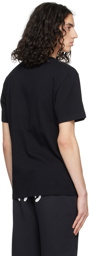 Carne Bollente Black Embroidered T-Shirt
