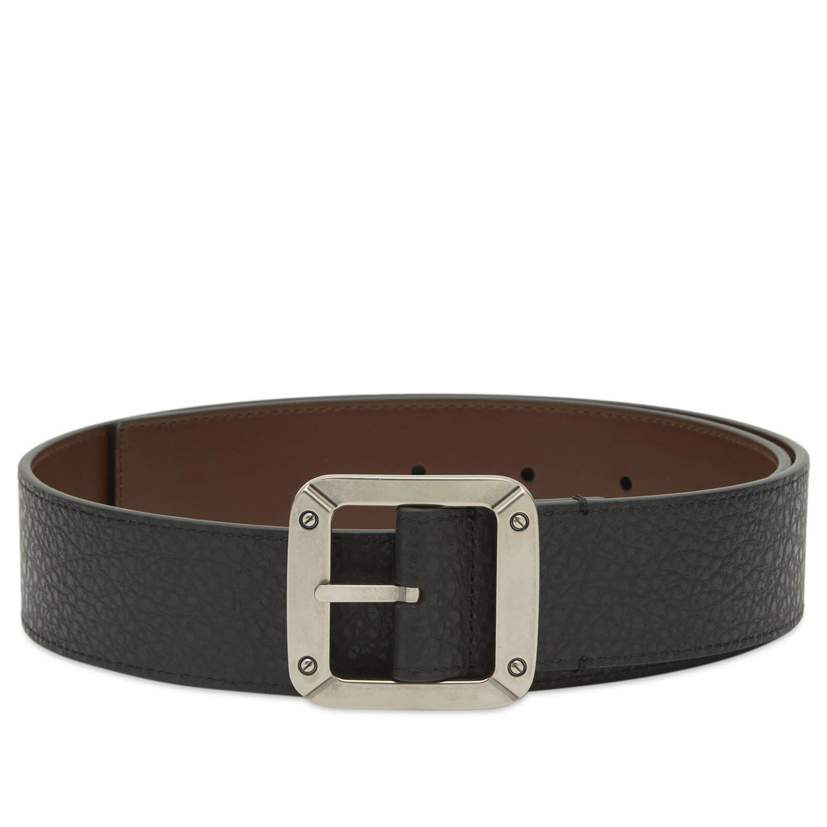 Acne Studios Women's Reversible Belt in Black/Brown