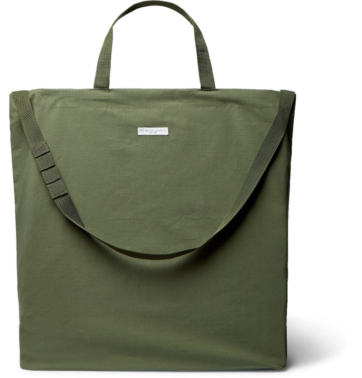 Photo: Engineered Garments - Carry All Cotton-Ripstop Tote Bag - Green