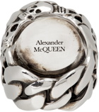 Alexander McQueen Silver Multi Skull Ring
