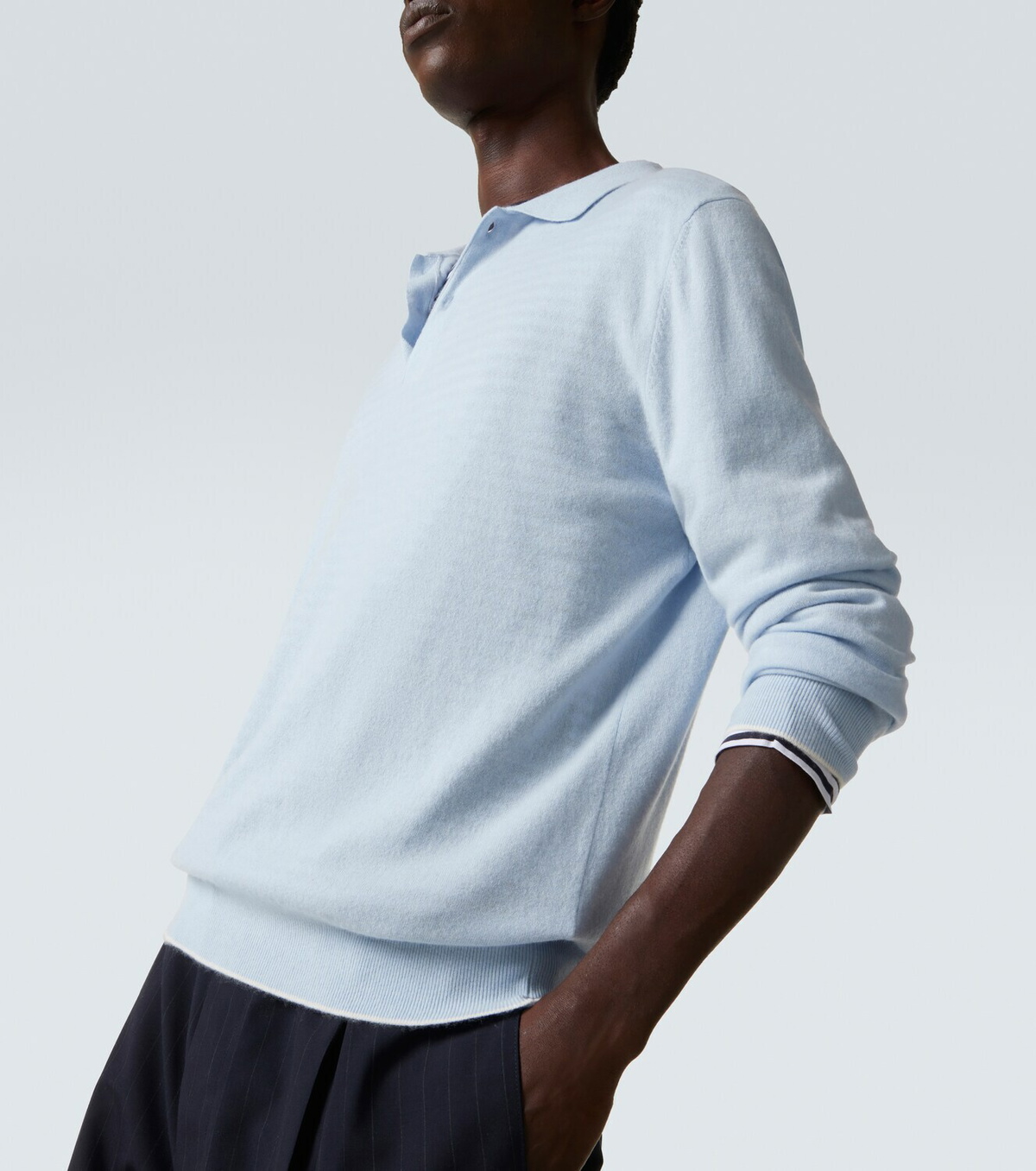 Arch4 Cashmere polo sweater